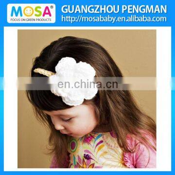 Crochet Baby Hairband Flower Headband Knitted Photo Prop photo-3