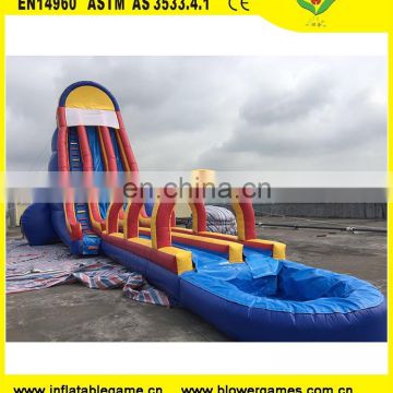 Guanzhou factocty wholesale outdoor kids child inflatable water slides