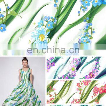 High Quality Textile Polyester Printed Fabric For Fashion Comfortable Women's Wear