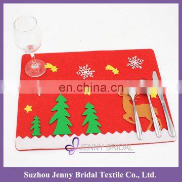 CD02 christmas decoration 2016 table kids placemat with lovely elk