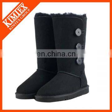 suede cattle hide wool inside boots