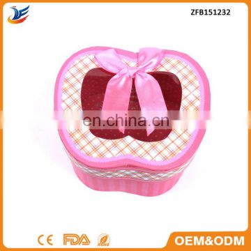 wholesale apple shape christmas chocolate candy gift paper box