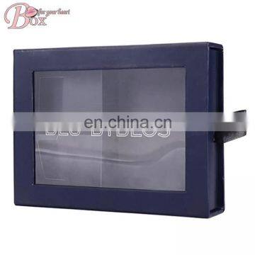 Custom Tie Gift Cardboard Box With PVC Window Lid photo-2