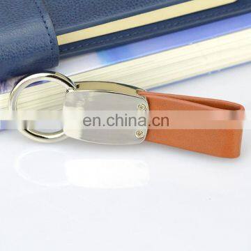 Fashionable Patterns Custom Logo Leather With Metal Key Chain photo-5