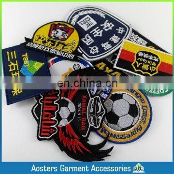 Football Embroidered Patches Custom School Embroidered Badge Iron on Embroidered Medal photo-5