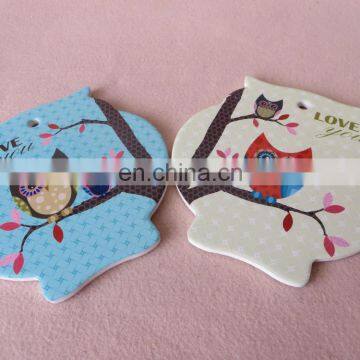 Customize Design Bulk Printed Pocerlain Ceramic Plate, Handmade Ceramic Coaster photo-3