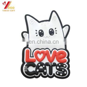 Factory price 3D/2D soft PVC custom own logo sticker/ souvenir fridge magnet