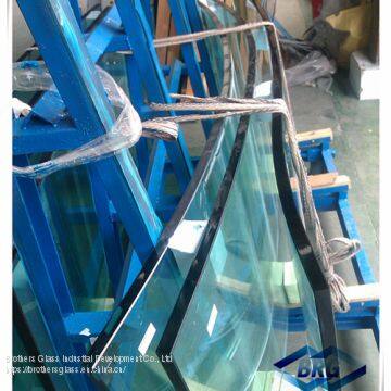 curved double glazed glass