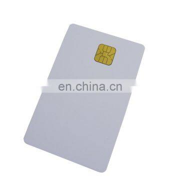 2017 Professional printing/blank pvc contact ic smart card with emv chip card on hot sell