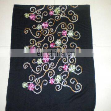 small chain embroider scarf 170*68cm lady's scarf woman shawl