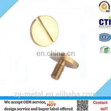 Decorative slotted screw, flat head screw,brass screw