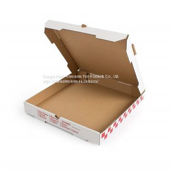 6 inch reusable corrugated pizza box shaped for food packing