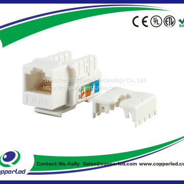 UTP Cat.5e Keystone Jack 90 degree