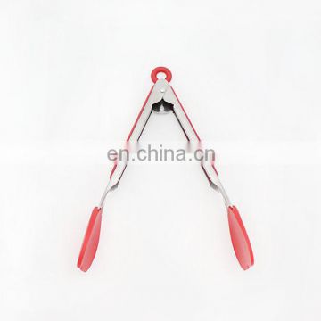 Quality chinese products Non-stick Silicone Kitchen Tongs, stainless steel handles silicone tongs