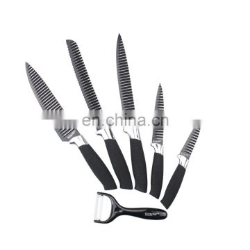 Hot multifunction stainless steel non stick coating knives set