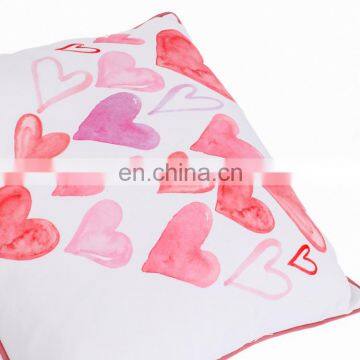 Happy Valentine's Day Decorative Throw Pillow Case Sweet Love Pink Square Cushion Cover for Home Decor photo-6