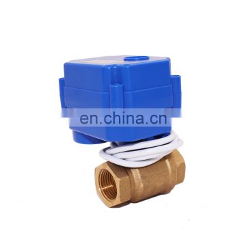 dn15 brass ss304 CR01 2wires CR05 5 wires cwx 15n mini motorized ball valve