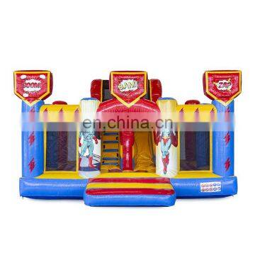 Superhero Bounce House Commercial Inflatable Bouncy Jumping Castle Playground