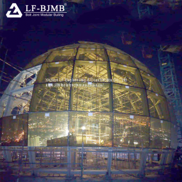 New Design Space Frame Skylight Glass Roof Price Dome Structure Roofing photo-4