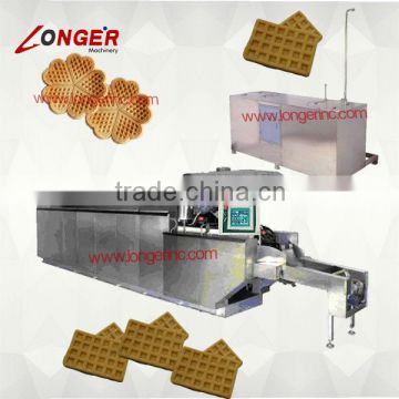 Gas type waffle making machine|Waffle machine|Large model soft waffle production line|Automatic soft waffle production line