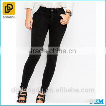 Top Quality Brand Name Women High Waiste Denim Jeans Skinny Jeans photo-4