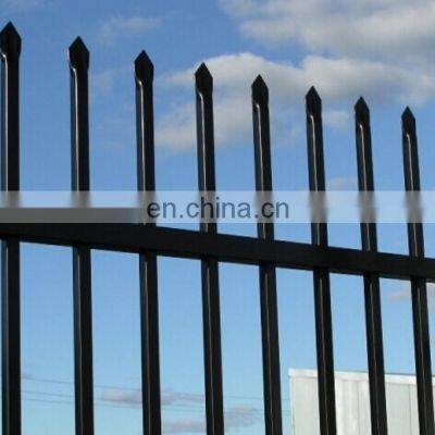 Fence panels outdoor decorative garden security galvanized steel palisade fence design