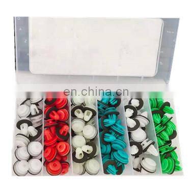 Hot Sale Car Clips Box Kit 6 kinds 120 pcs  Plastic and Nylon Car Door Panel  Clips