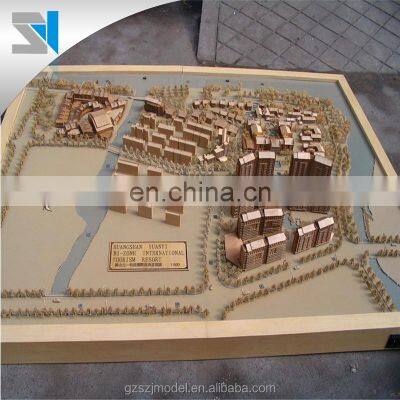 Timber wooden house model for architect or designer , Building plan model making