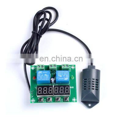 XH-M452 Thermostat LED Digital Display Dual Output Temperature Humidity Control DC 12V Thermometer Hygrometer Controller Module photo-2