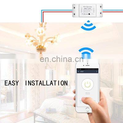 DIY WiFi Smart Light Switch Universal Breaker Timer Smart Life APP Wireless Remote Control Works With Alexa Google Home photo-4