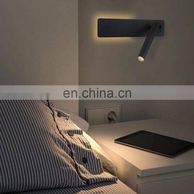 New Design Black Metal Vintage Rectangle Wall Lamp Two Light Sources Indoor Decoration Wall Lighting