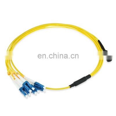 8Cores MPO to LC Female Male Optical Single mode MPO Fan Out Fiber Optic Patch cord Fiber Jumper mtp/mpo patch cord