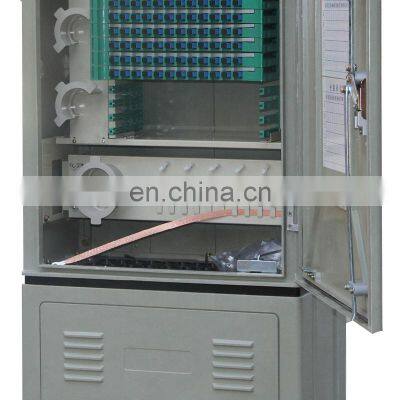 Outdoor Floor-Standing 96 Core Optical Fiber Cross Connection Cabinet photo-3