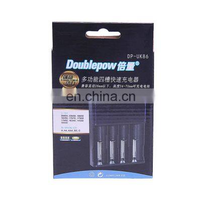 Doublepow Best selling battery charger for AA AAA Ni-MH Ni-Cd rechargeable battery & 3.7V li ion  battery