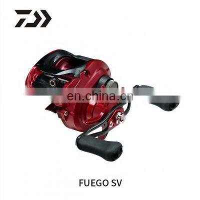 Original DAIWA FUEGO SV CS 2020 NEW High Spee 6.3/7.3:1 Gear Ratios Left or Right Hand Crank Saltwater  Baitcasting Fishing Reel