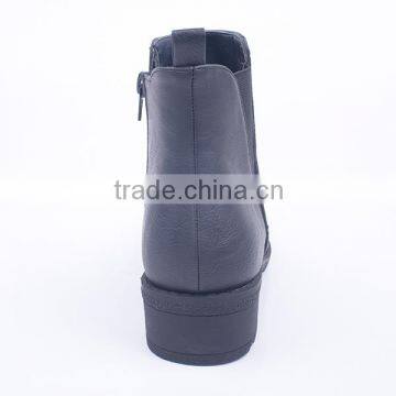 V Shape Rlastic Band Red Ball Garden Low Heel Ankle Woman Boots 2016 With Zipper photo-5