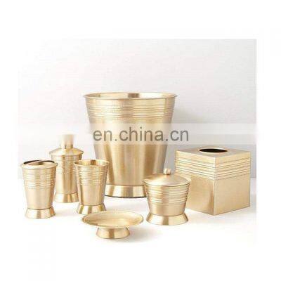 golden bathroom set 7 pieces