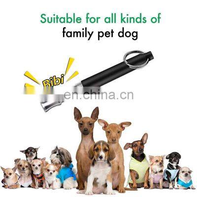 High Quality Dog Training Whistle Ultrasonic Metal Dog Whistle With Lanyard photo-2
