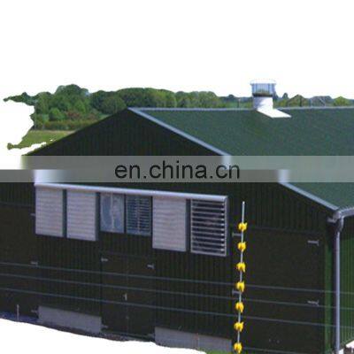 Commercial Automated Steel Prefab Poultry Farm Chicken House Design For Broiler