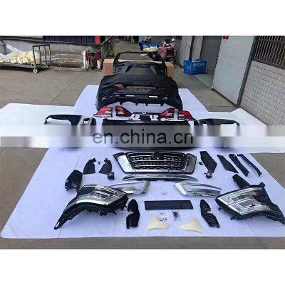 Car Accessories Include Front/rear Bumper Headlights Tail Lights Fender Hood for Nissan Patrol Y62 10-16 Upgrade to 20 New Style