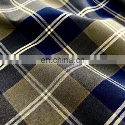 stock lot mens check shirt fabric