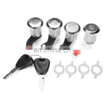 High quality auto parts For Renault Master Movano Interstar Front Rear Sliding Door Lock Barrel Set