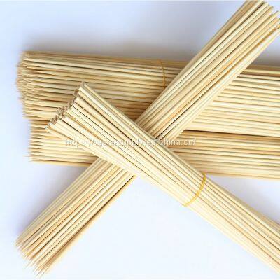 Food Grade Custom Logo wholesale round bamboo skewer roasting marshmallows