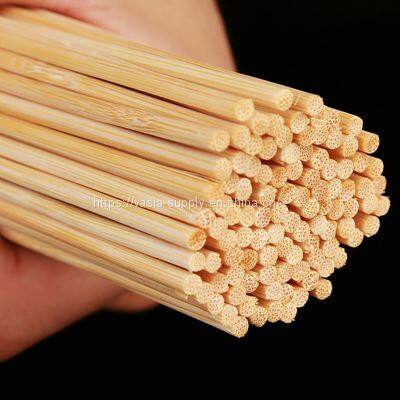 Disposable Barbecue Bamboo Stick round bamboo skewers 25cm on bbq