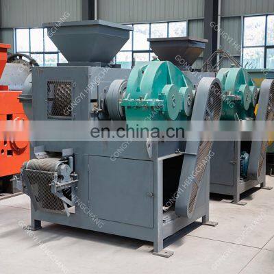 Factory Supply Small 0.5-20t/Hour BBQ Coal Mineral Wet Dry Ore Powder Pillow Shape Charcoal Briquette Machine With Good Price