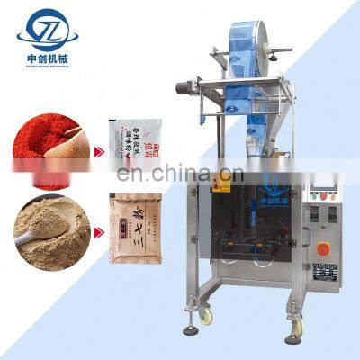 Factory Price Multi Lanes Filling Pack Seasoning Salt Dried Food Powder Plastic Sachet 3 Side Seal Bag Sugar Packing Machine