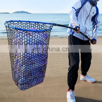 Foldable Collapsible Retractable Telescopic Fly Fishing Landing Net Extended Fishing Landing Net