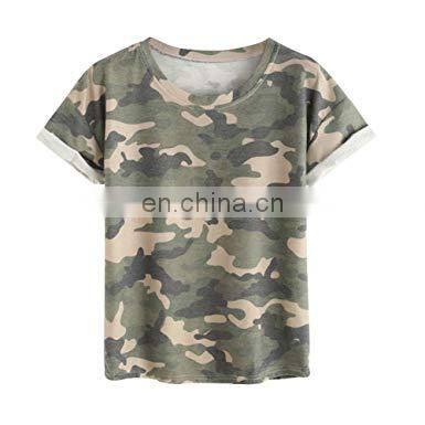 High Quality Custom Camouflage t Shirts Short Sleeve Pocket Camo T-shirt Men photo-4