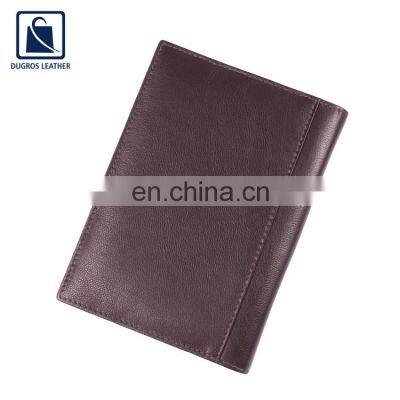 Polyester Lining Good Quality Wholesale Unique Design Genuine Leather Wallet for Men at Direct Factory Price