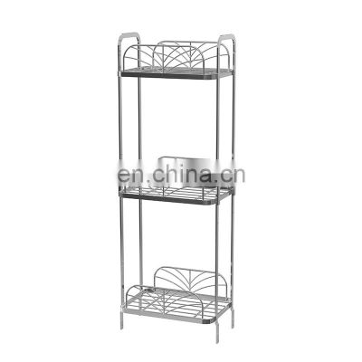 3-Tier Wire Shelving Unit,Metal Storage Rack, Kitchen Storage Cabinet Shelf Organizer